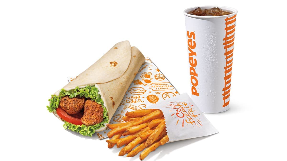 Blackened Chicken Wrap Combo