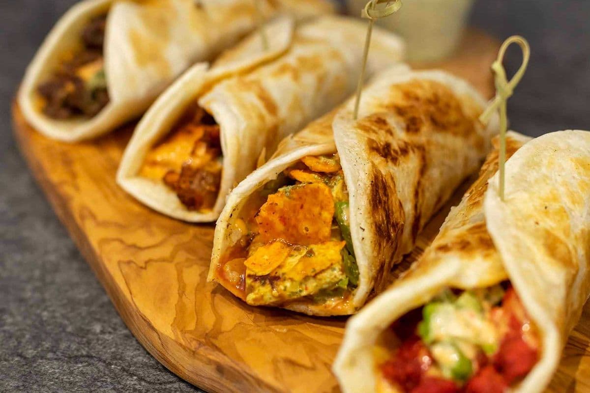 Paneer Tikka Paratha Roll