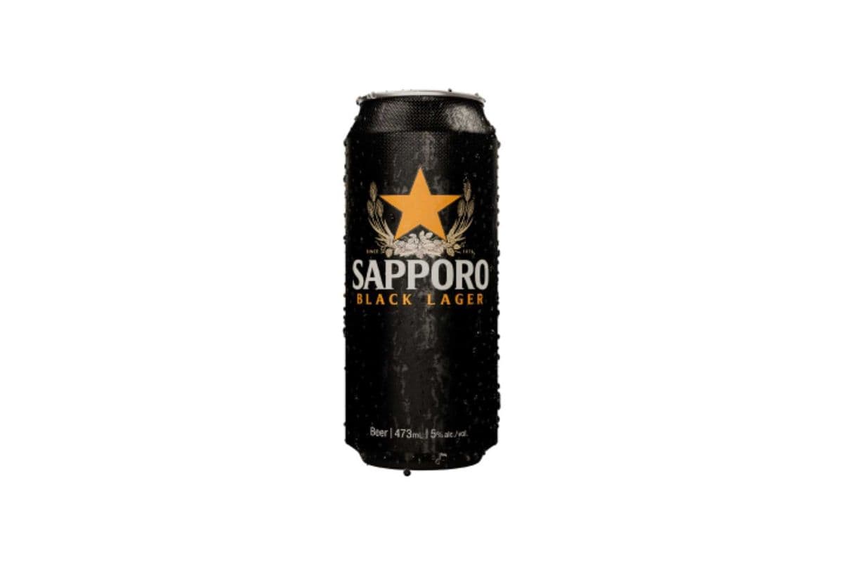 Sapporo Black Lager Tall Can (1 x 473ml)