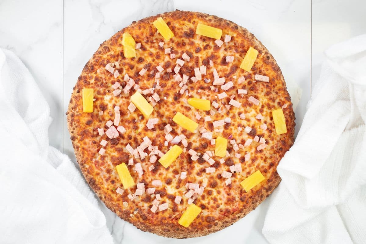 Large Hawaiian Recipe Pizza