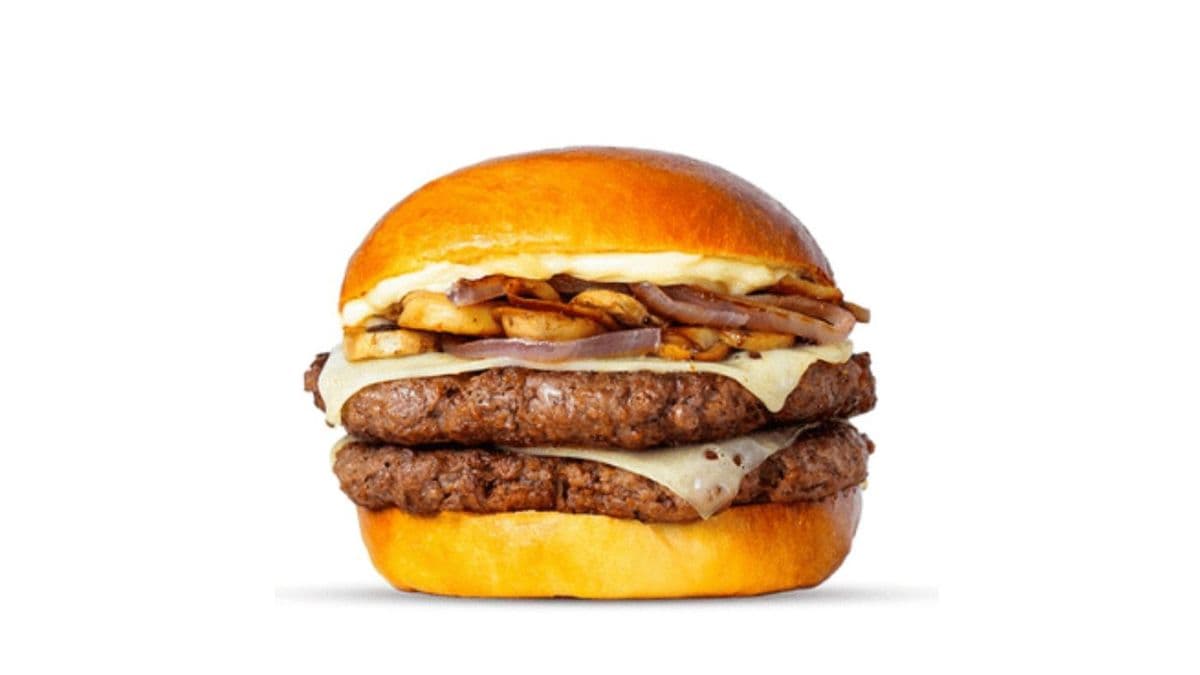Mega Mushroom Swiss Burger