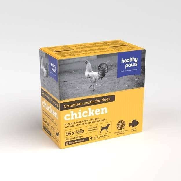 Healthy Paws Canine Complete Dinner Chicken 16 x 1/2 lb