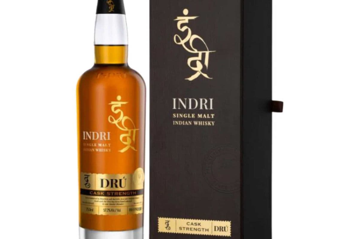 INDRI INDIAN WHISKY DRU CASK STRENGTH 750ML (1 x 750 ML)