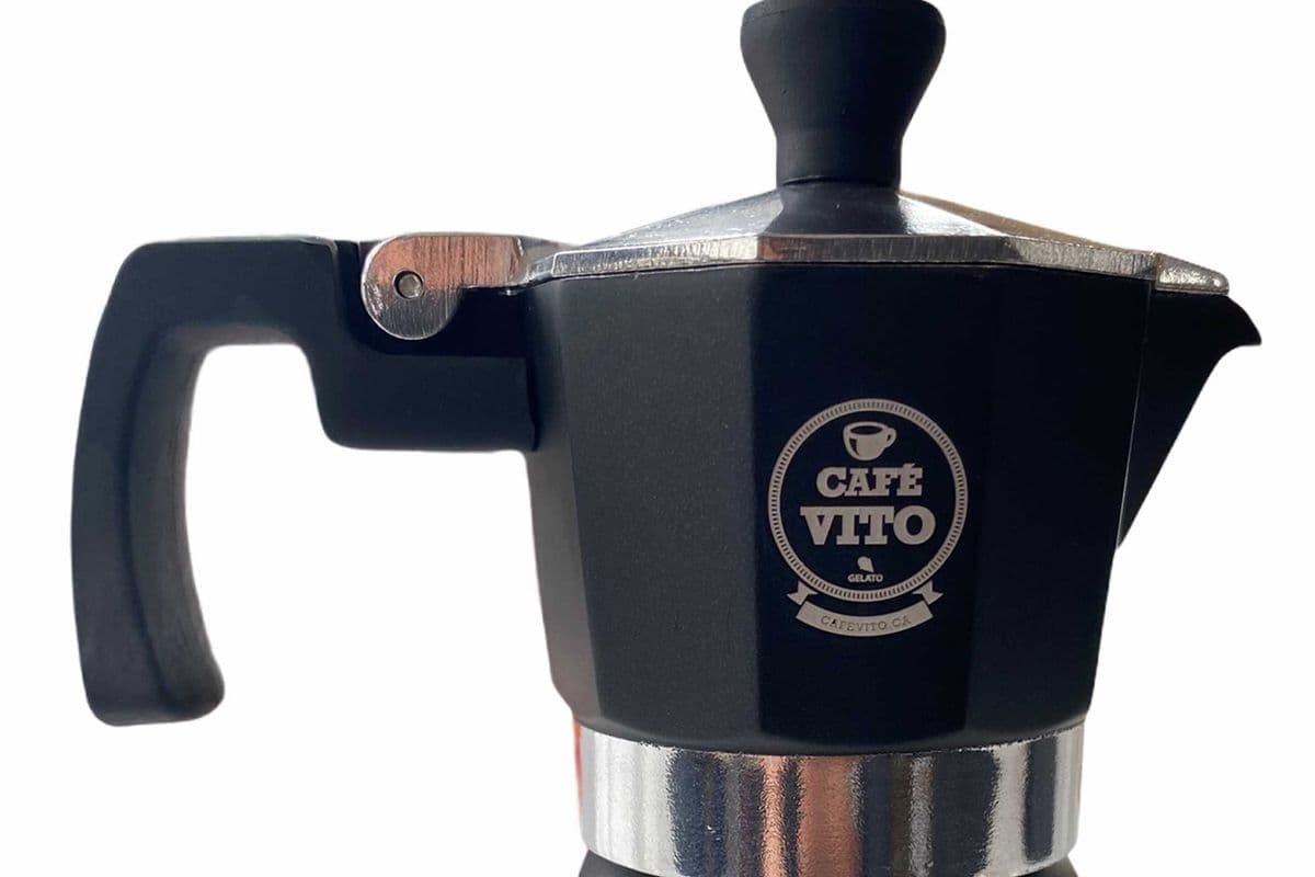 3 Tasse Machine à expresso MILANO pour cuisinière moir / 3 cup MILANO Stovetop Espresso Maker black