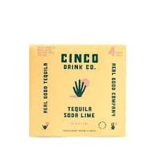 CINCO TEQUILA SODA LIME 4 CAN (4 x 355mL)