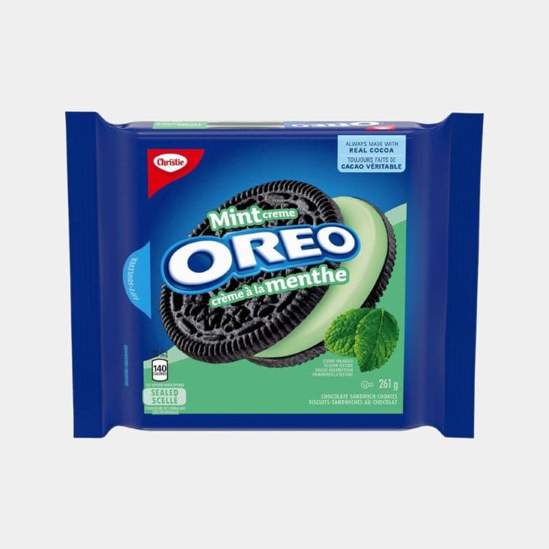 Oreo Mint Creme Sandwich Cookies
