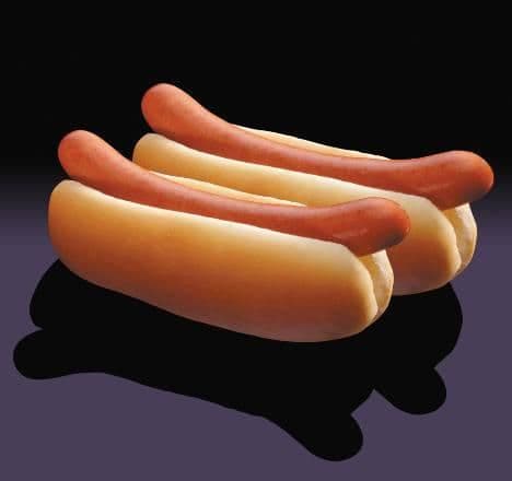 Two Jumbo Hot Dogs