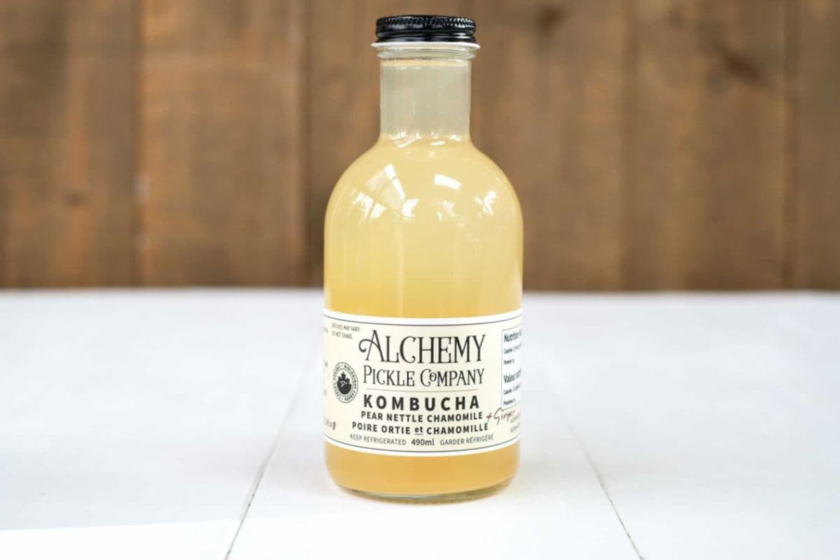 Kombucha, Pear, Ginger, and Chamomile - Alchemy (490 ml)