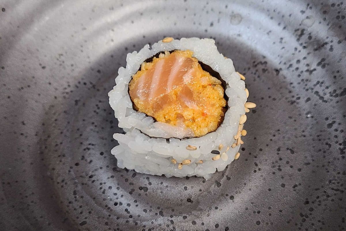 Hosomaki Syake tempura