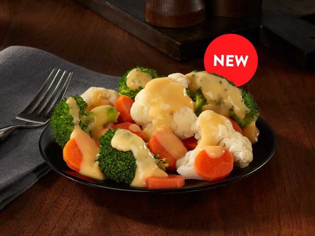 Market Veg with Cheese Sauce