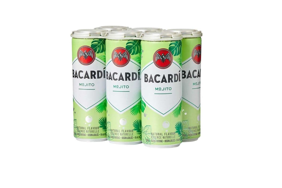 845089. BACARDI MOJITO (6 x 355ML (CANS))