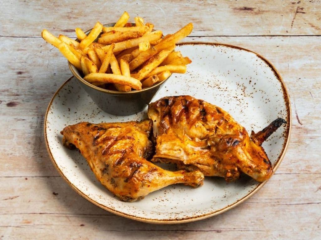 1/2 Chicken with 2 Sides