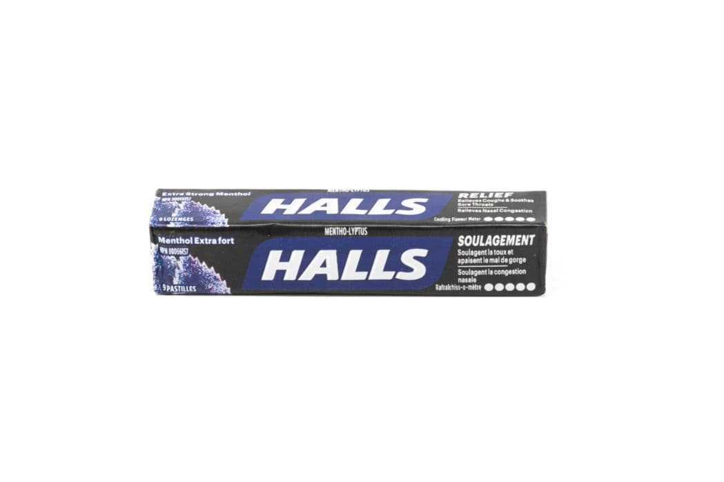 Halls Extra Strong Menthol (9-pack)