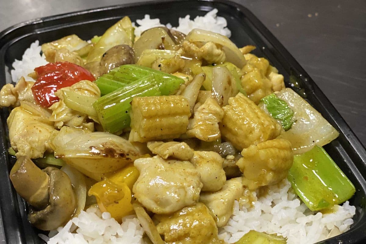 Curried Chicken Rice