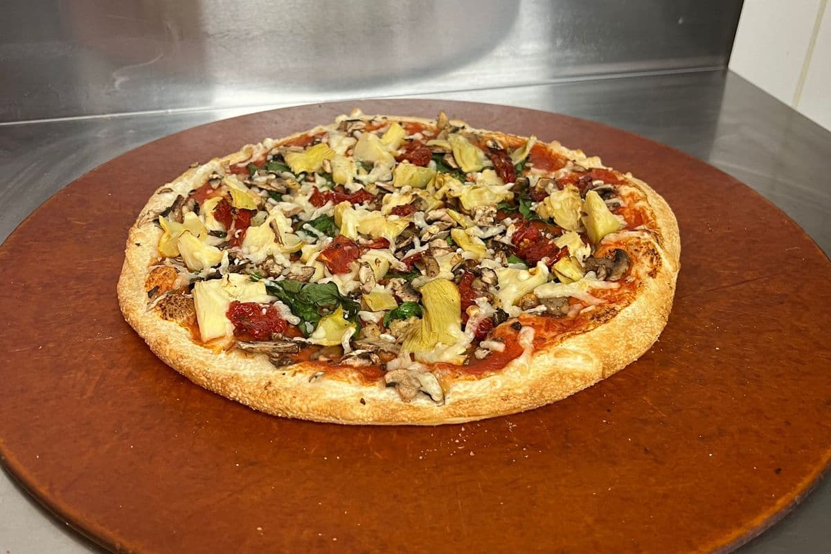 Large Artichoke and Sun-Dried Tomatoes