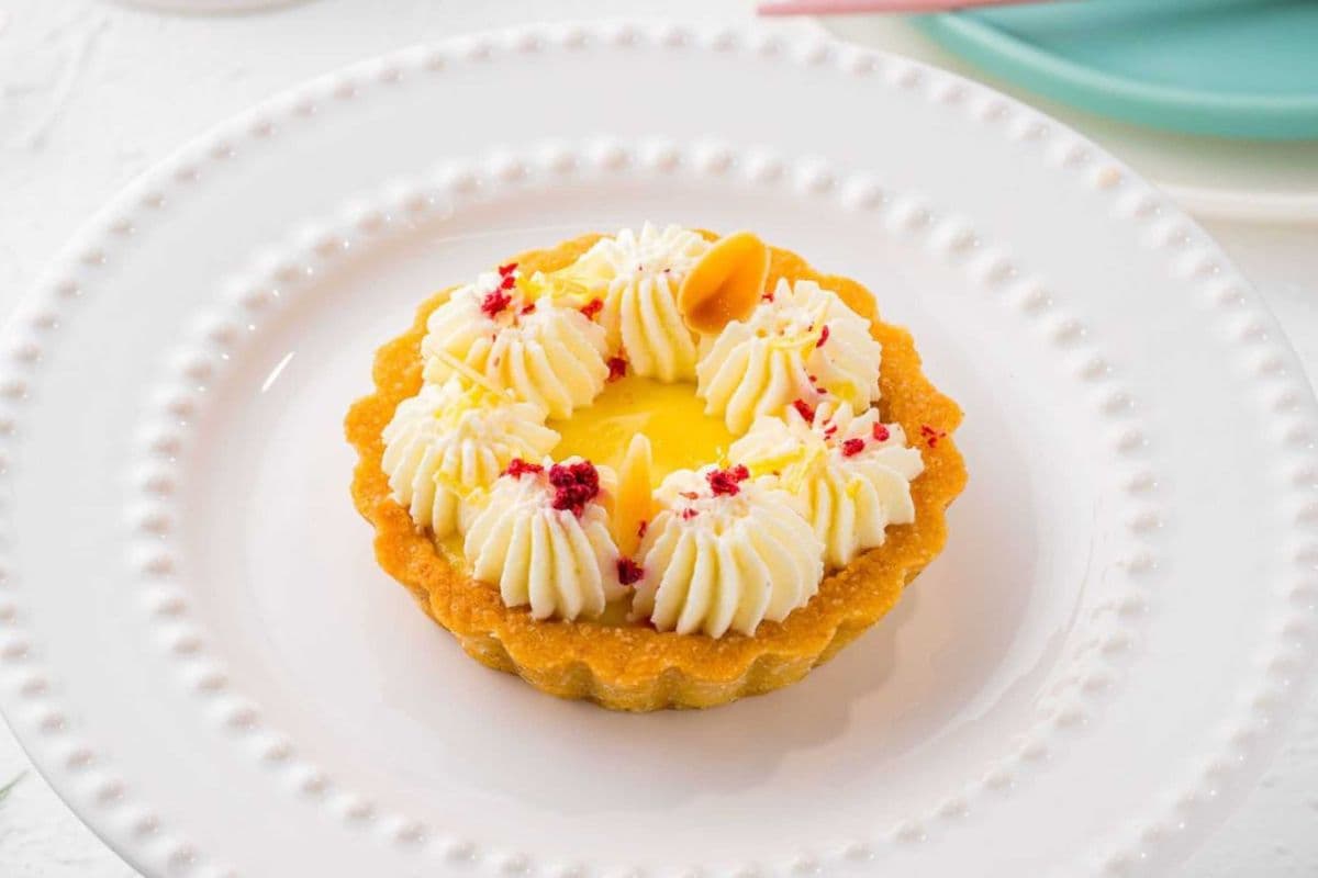 Tart : Lemon - KETO | Low-Carb | GF | Diabetic Friendly (100 g) (310 Cal)