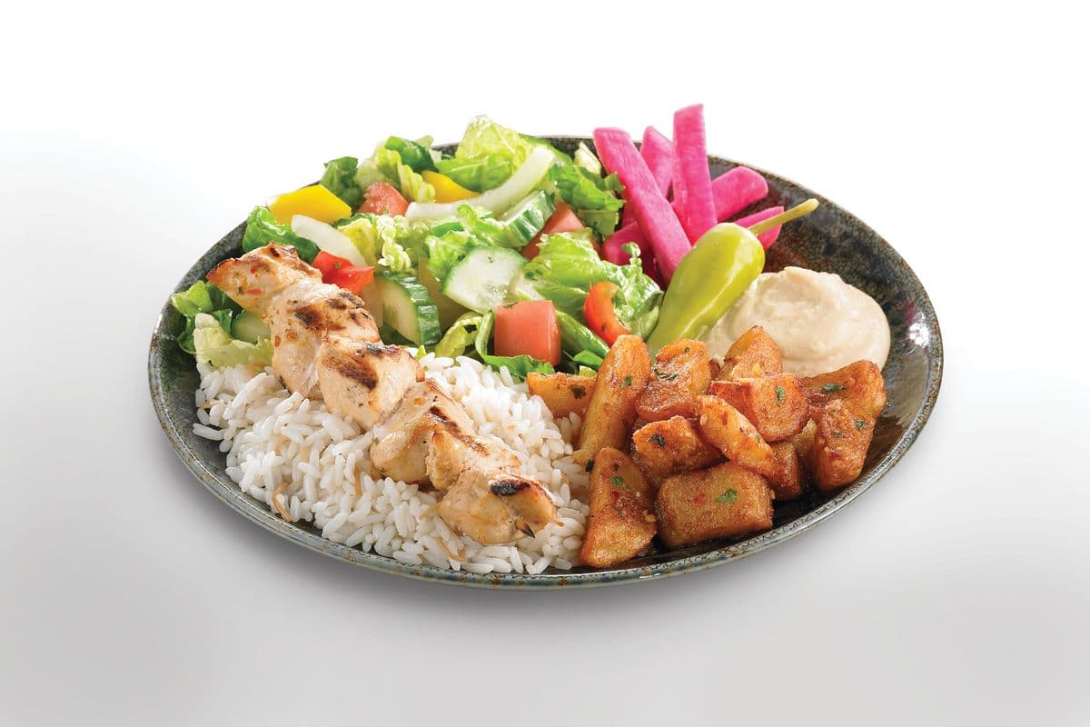 Shish Taouk Skewer Plate (1 Skewer)