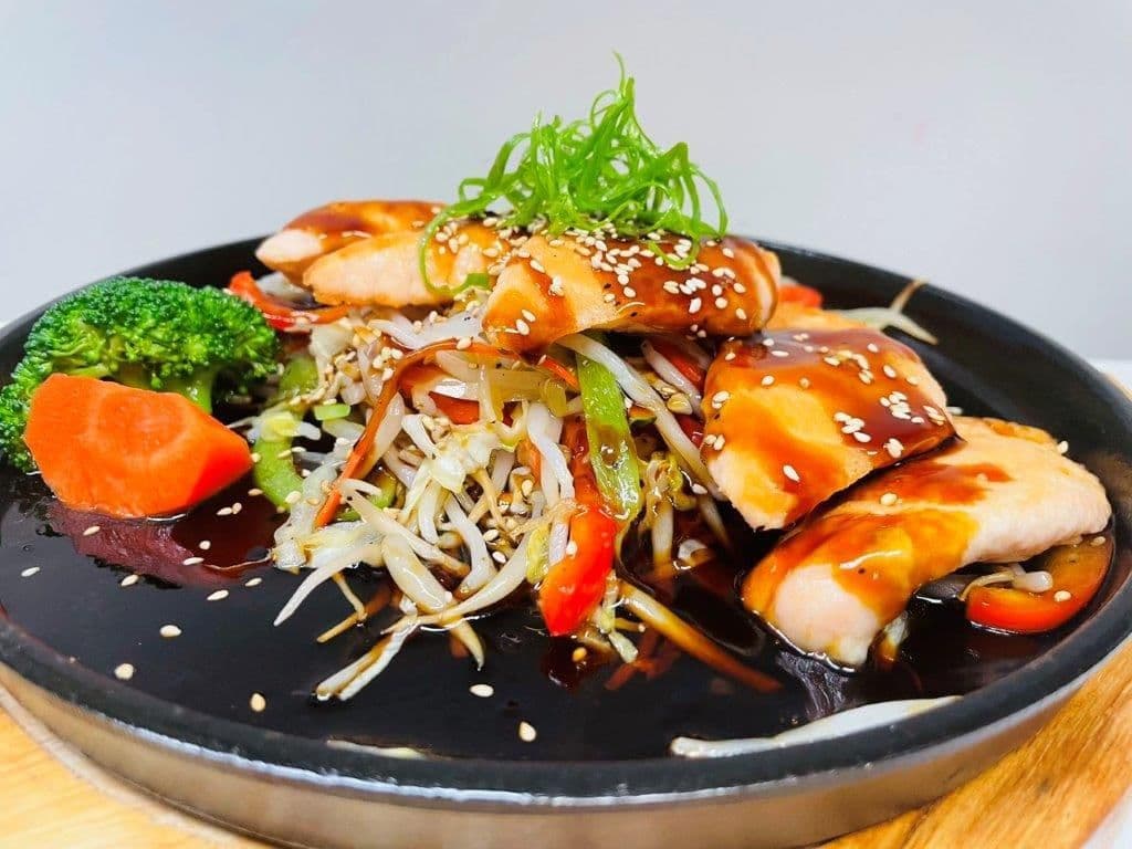 Salmon Steak Teriyaki