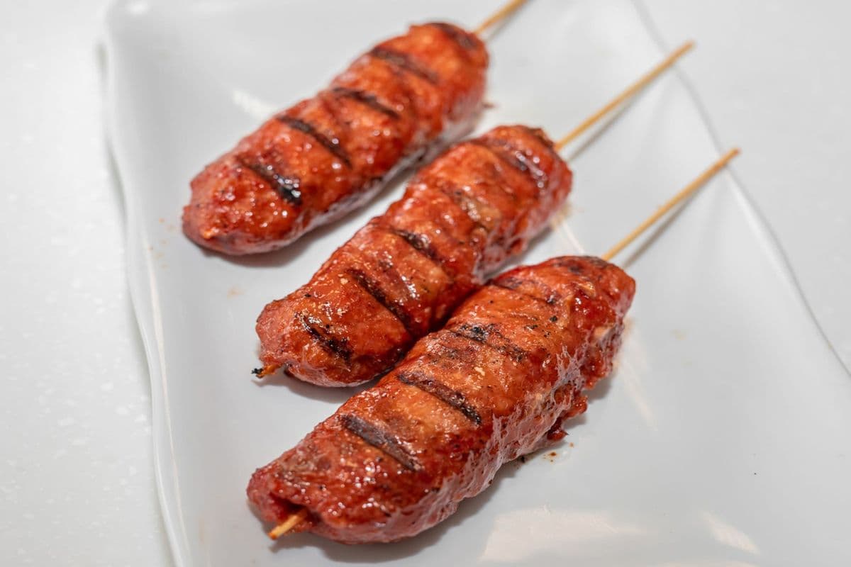 BBQ Meatball Skewers (Xiên nem Nướng)