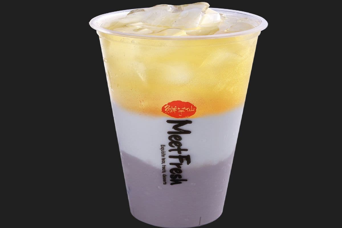 Taro Paste Fresh Green Milk Tea