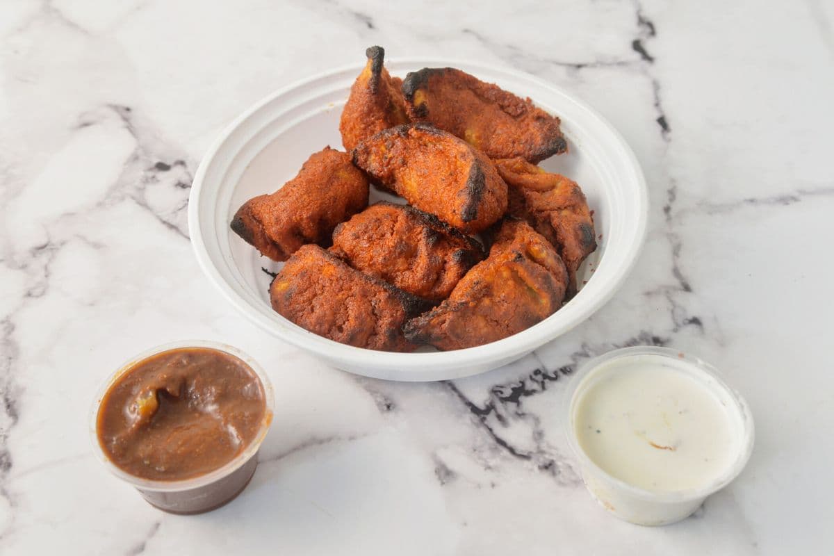 Tandoori Momos (Veg.) 8 Pcs.