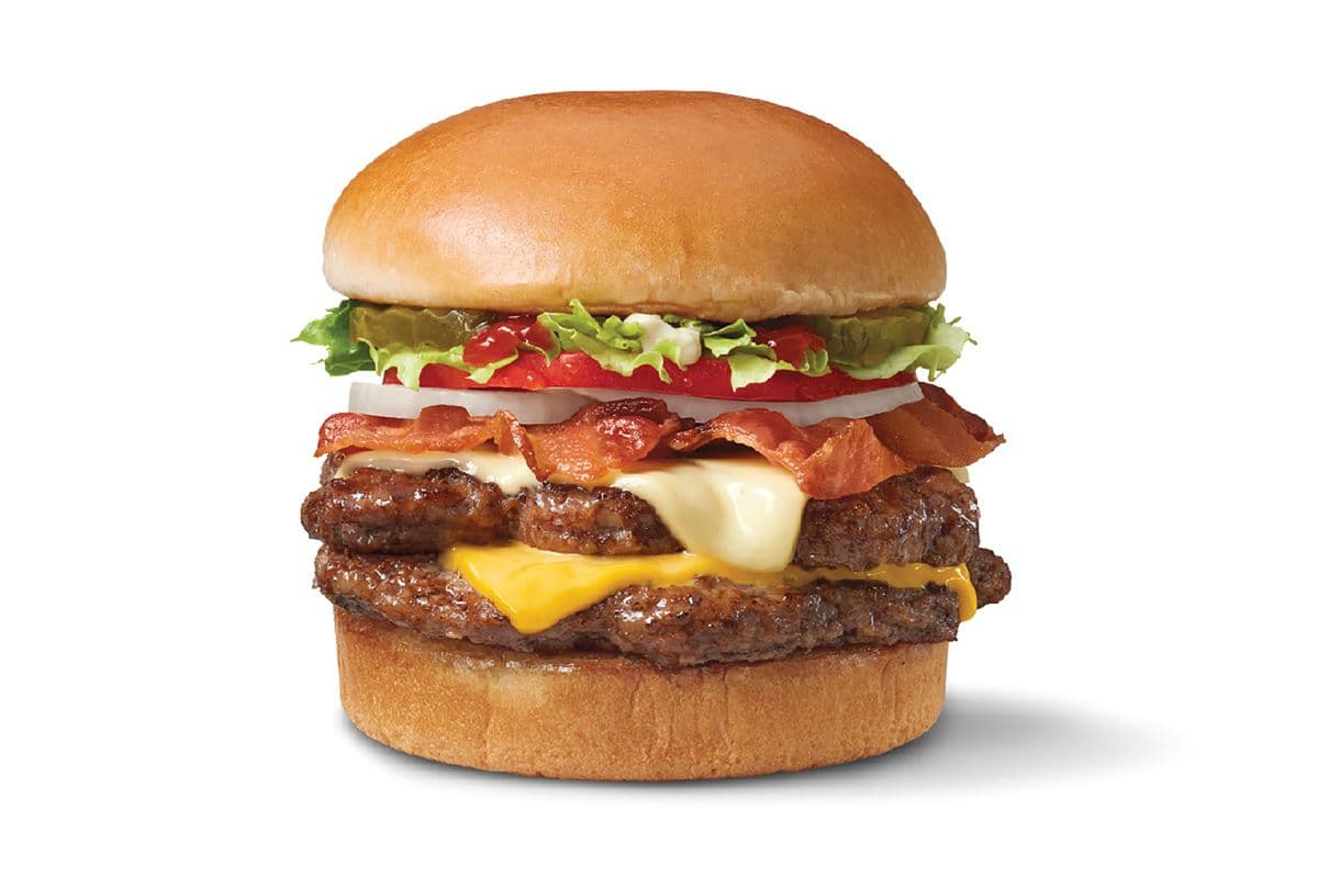 Double Bacon two cheese Deluxe Burger