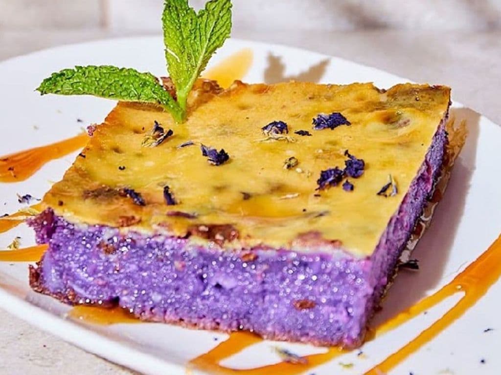 Ube Cassava Cake