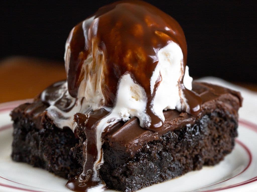 Fudgy Brownie Ala Mode (Vanilla Ice Cream Included)