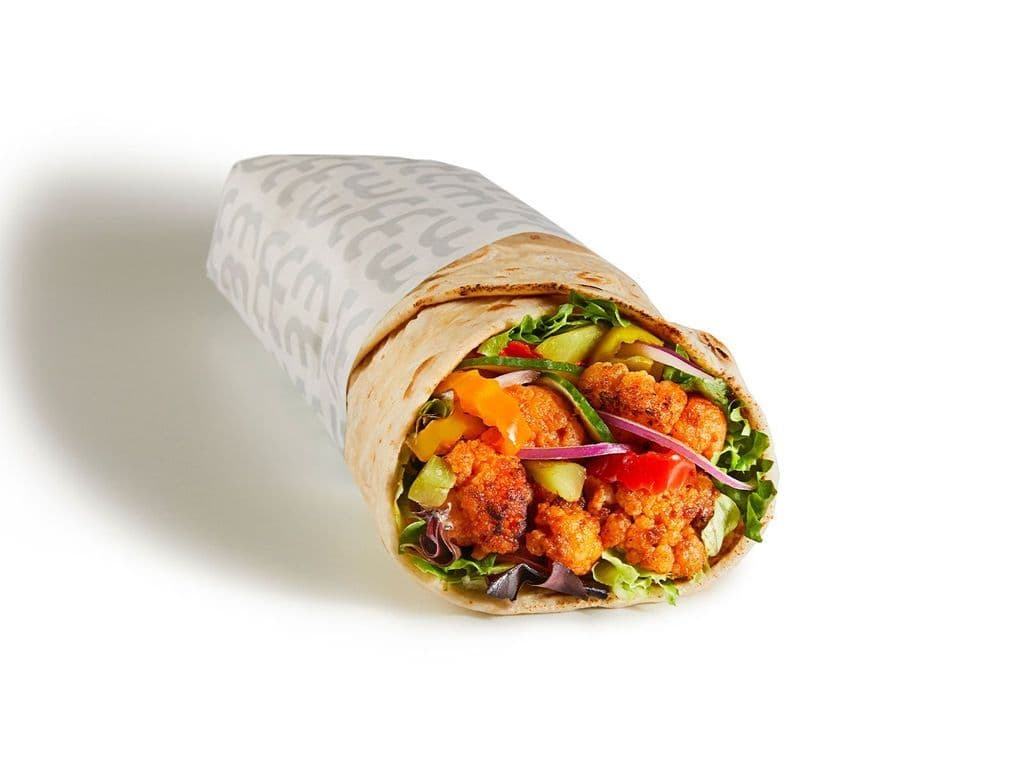 Roasted Harissa Cauliflower Wrap