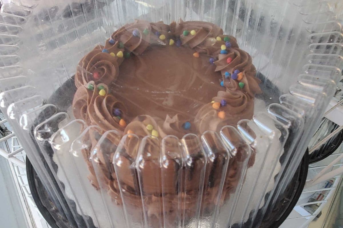 6" Chocolate Rainbow Cake