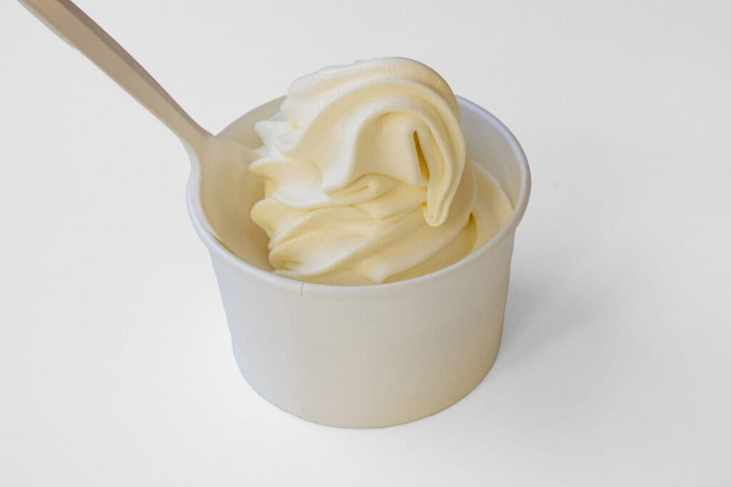 Affogato crème glacée molle