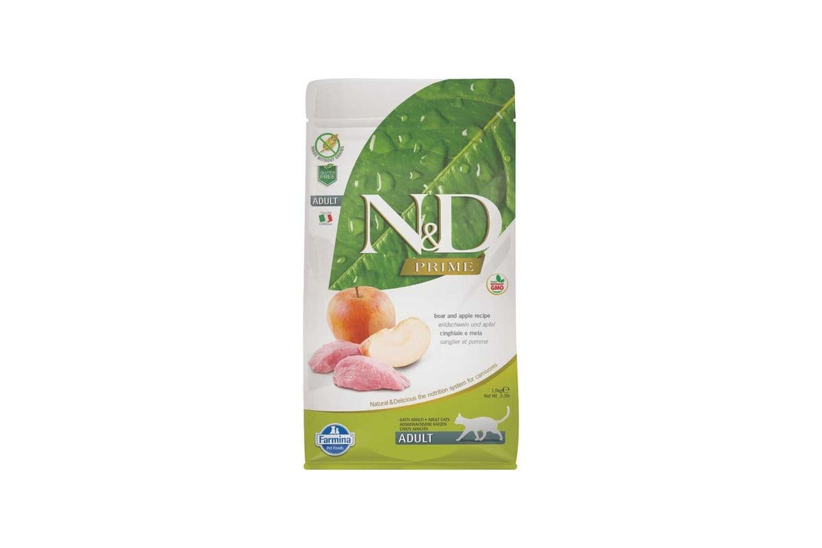 FARMINA N&D Cat Boar and Apple Adult 1.5kg (1.5 kg)