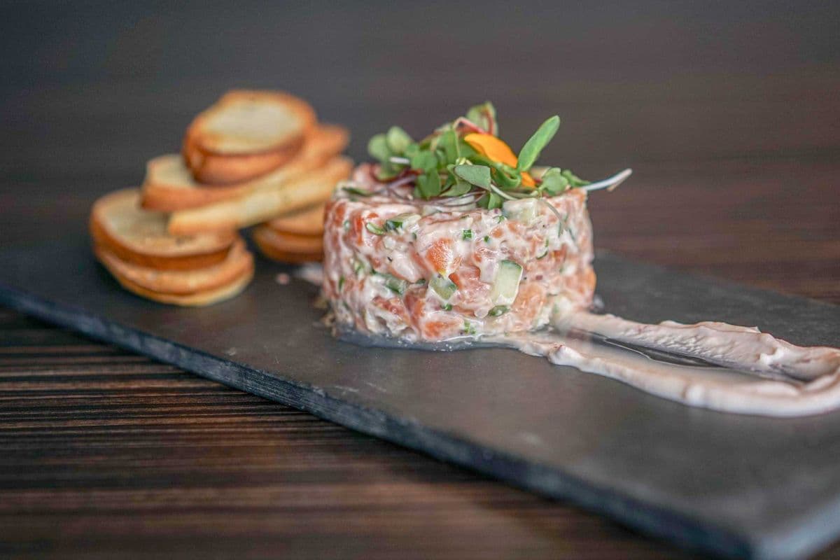 Tartare de saumon au yaourt grec