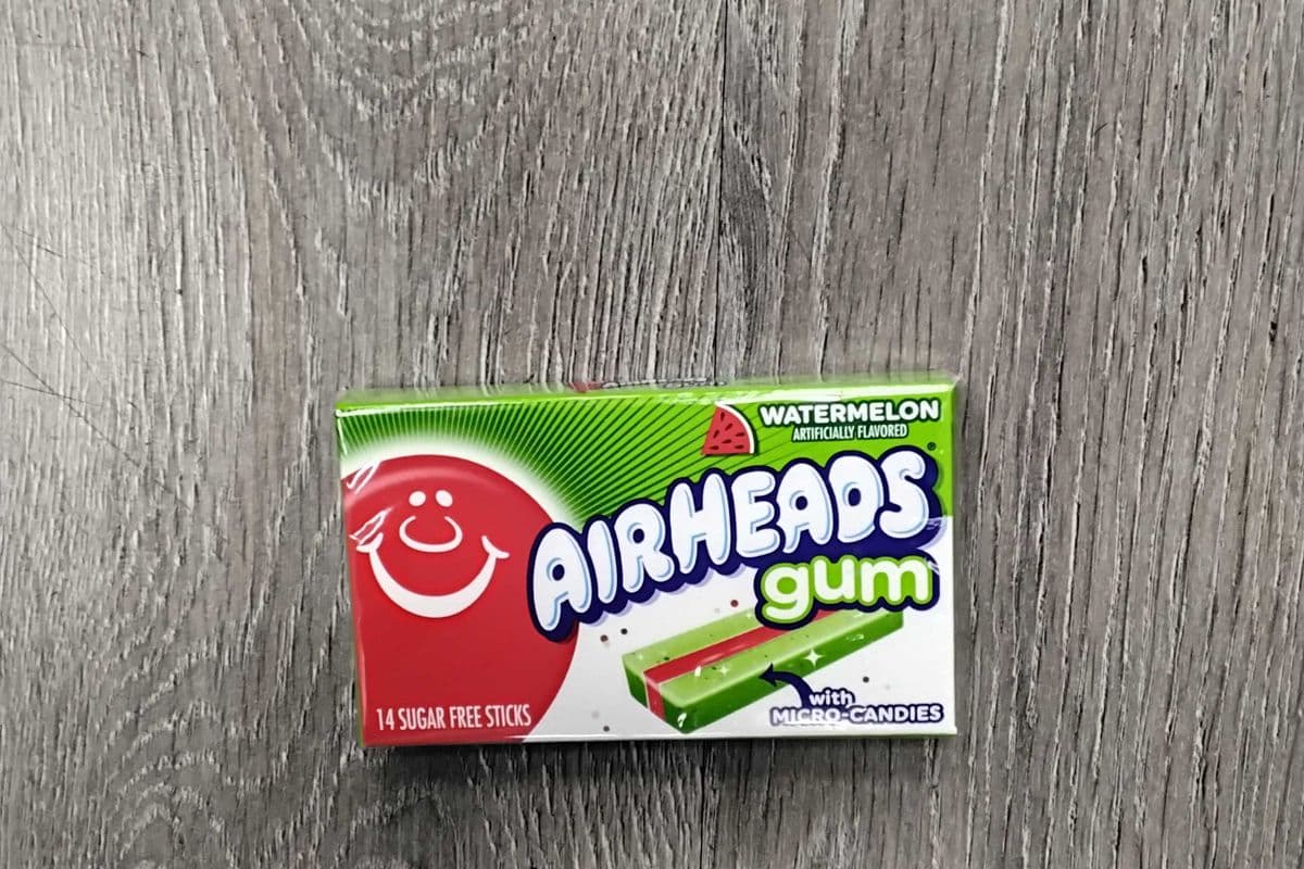 Airheads watermelon sugarfree gums (14 sticks)