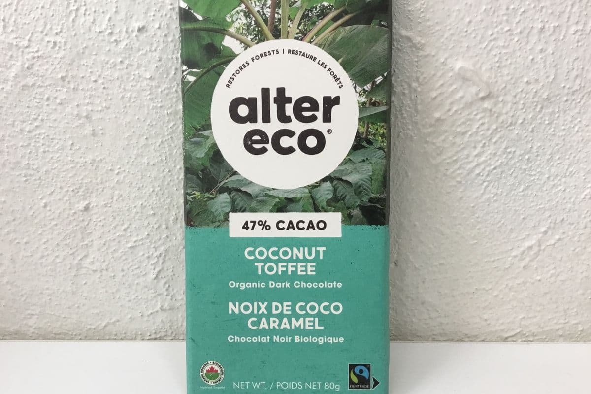 Chocolate, Dark Coconut Toffee (Organic) (80 g)