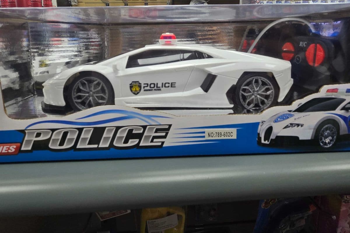 Remote control police car