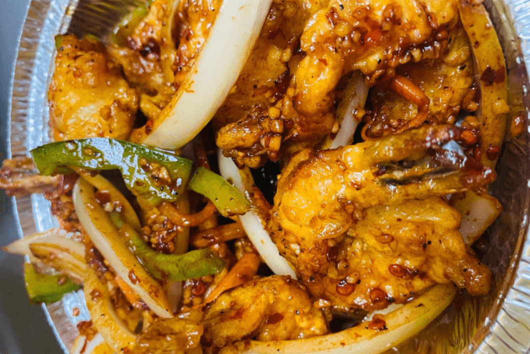 Spices and Pepper Shrimp (Dry)