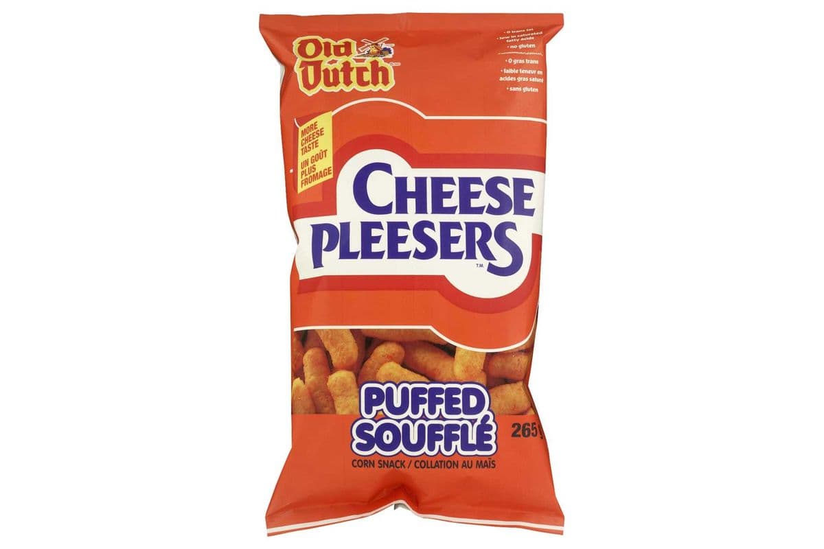 Old Dutch Cheese Pleesers Puffed Corn Snack (265g)