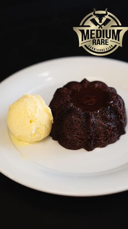 Chocolate Lava Cake with Ice Cream