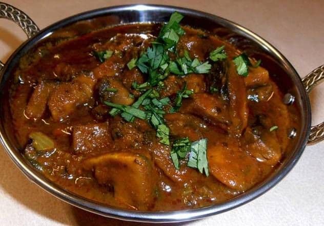Vegan  champignons curry / Vegan Mushrooms currie