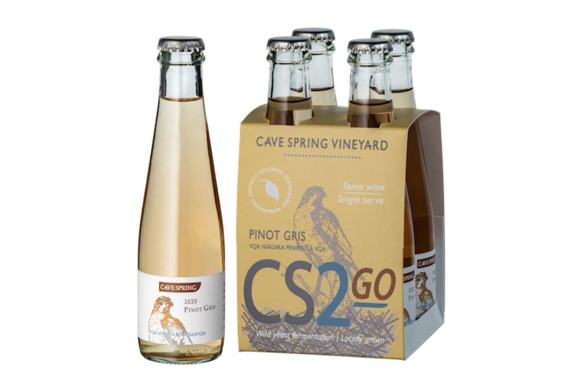 Cave Spring Vineyard CS2go Pinot Gris (4 x 200 ml)