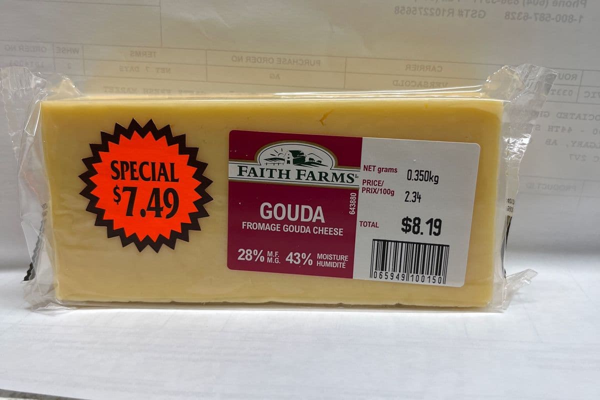 Faith Farms Gouda cheese (352g)
