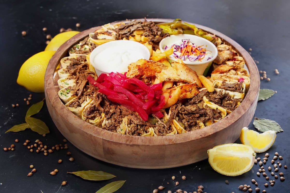 Mixed Saj Platter