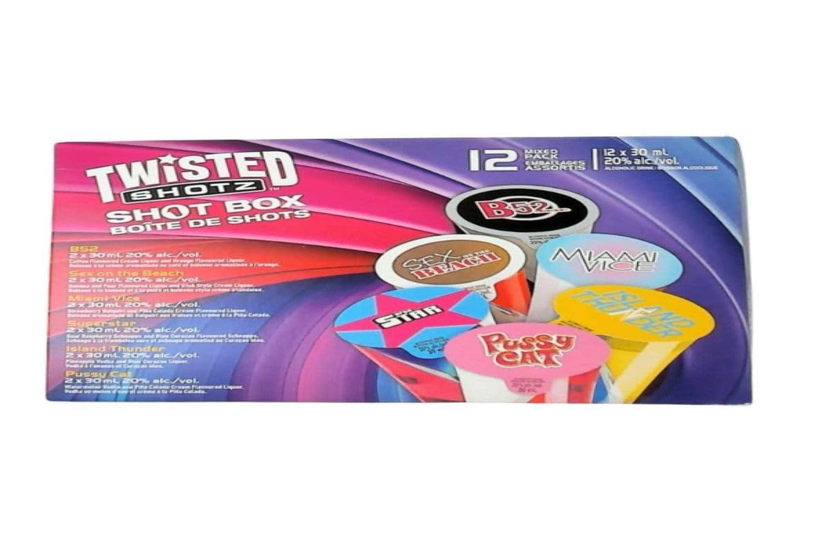 TWISTED SHOTZ MIXED (12X 30 ML) BOX (1 x 30ML)