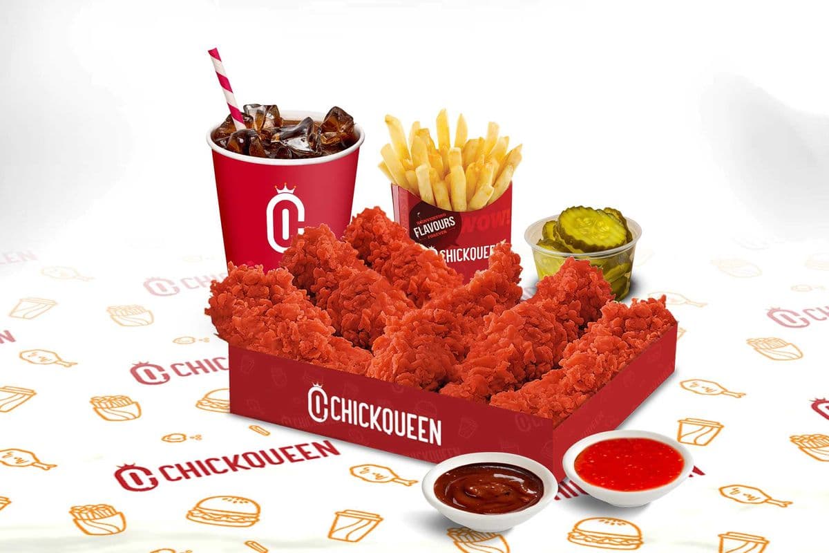 6 Pcs Nashville Chicken Tenders Combo (Fries & Drink)