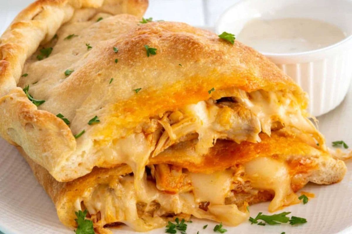 Buffalo Ranch Chicken Calzone