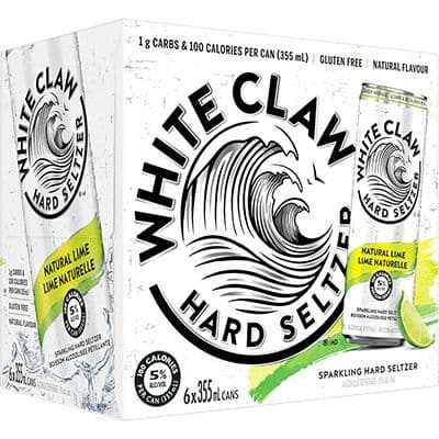 WHITE CLAW LIME 6 CAN (6 X 355ML)