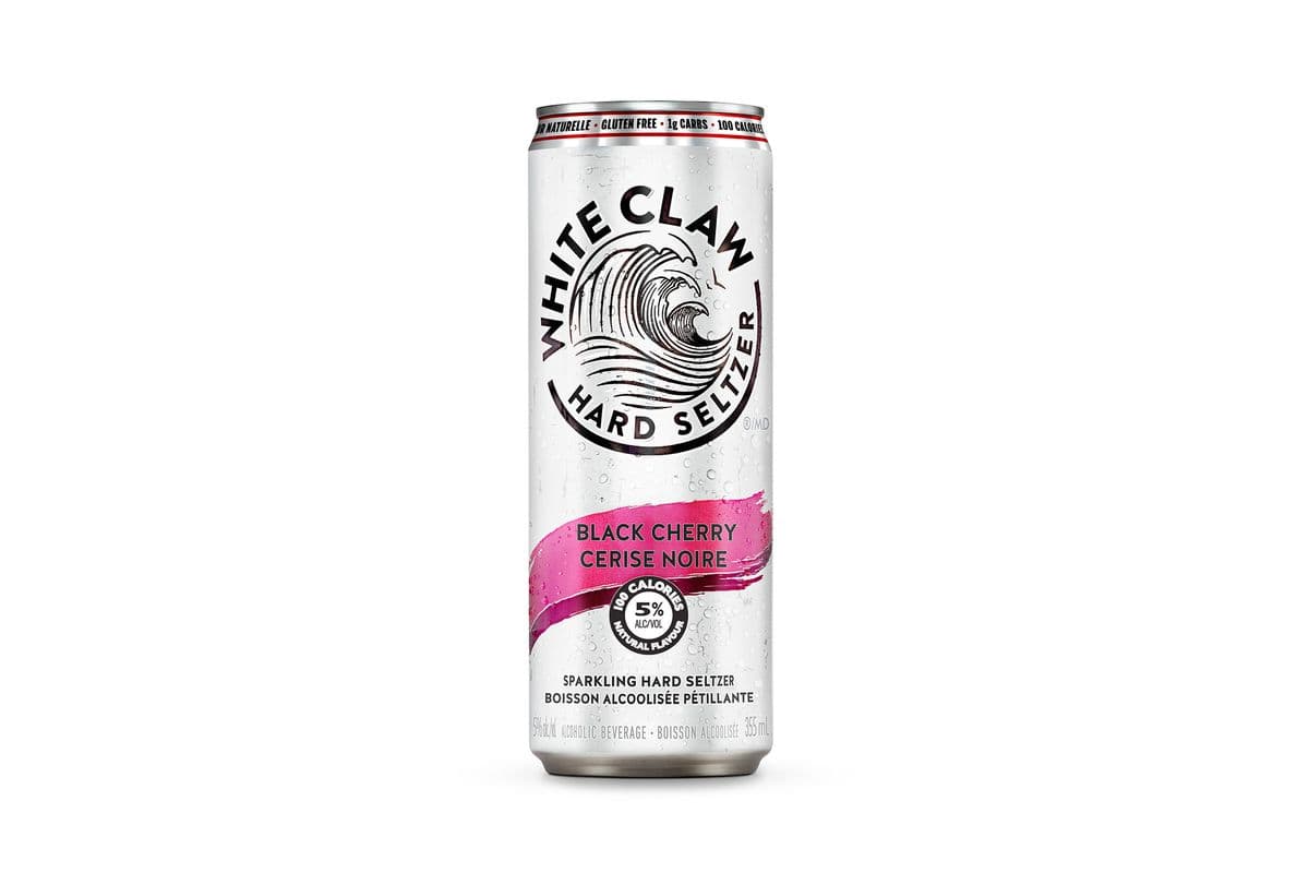 White Claw Black Cherry Hard Seltzer (355 ml)