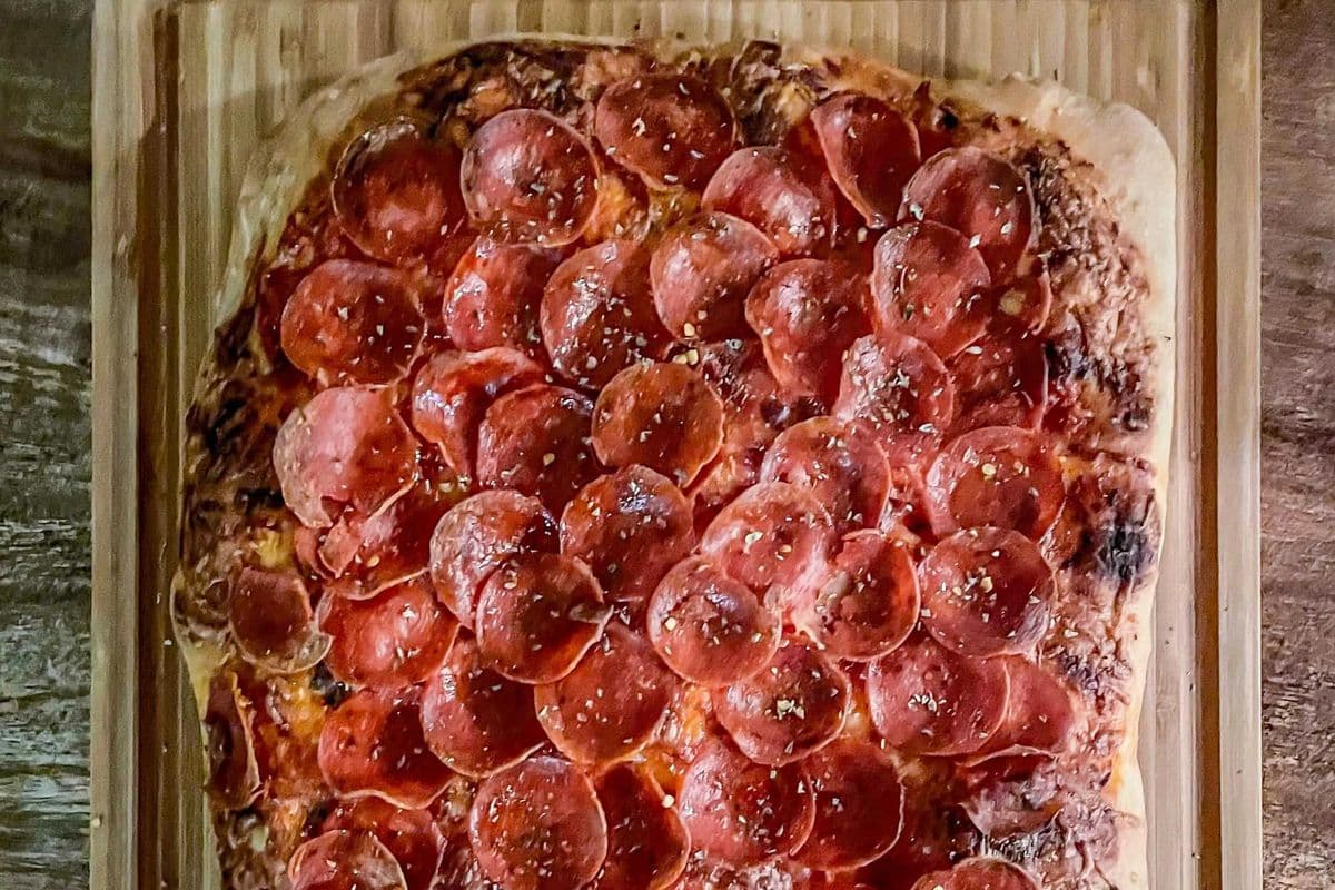 One Slab pizza with One Topping