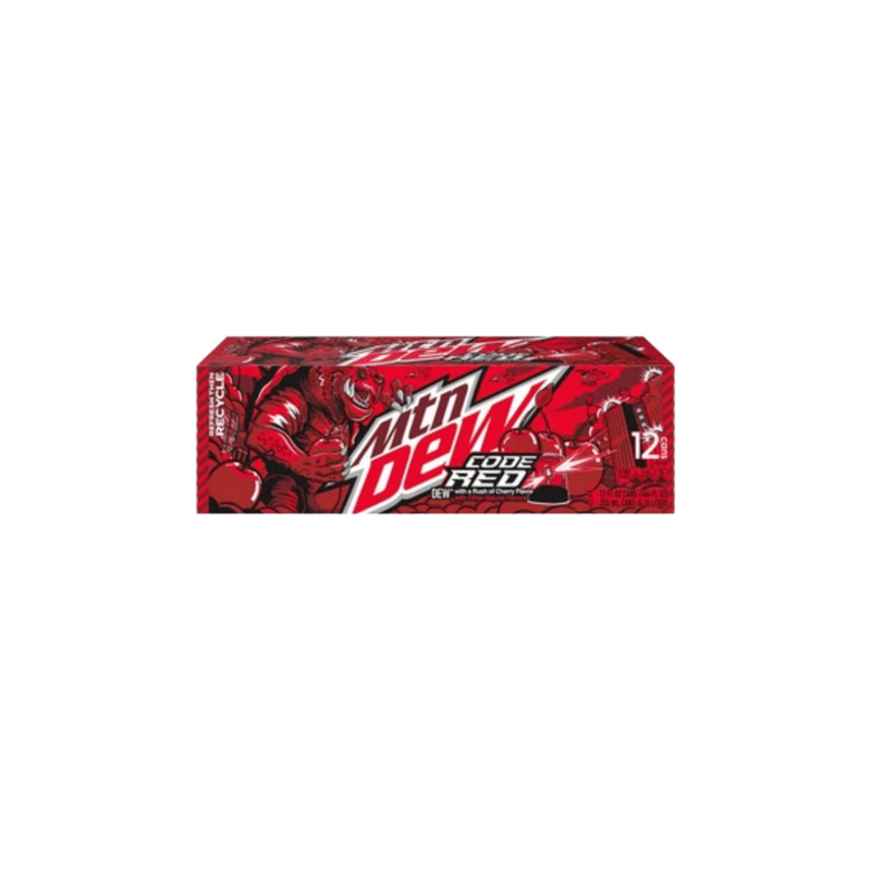 Code Red Mountain Dew 12 Pack - USA